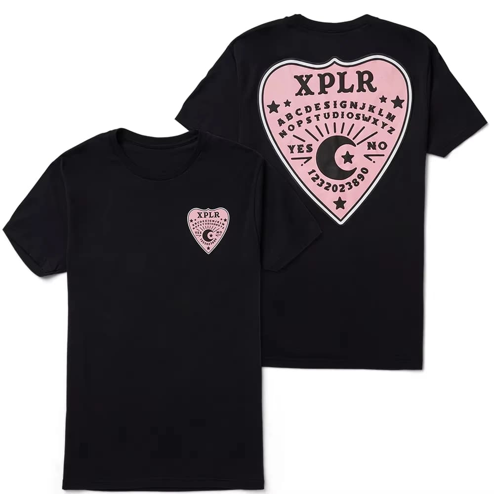 XPLR Ouija Tee Sam e Colby Merch T-shirt unisex Estate per le donne Harajuku Street wear Abiti a maniche corte Casual Top larghi