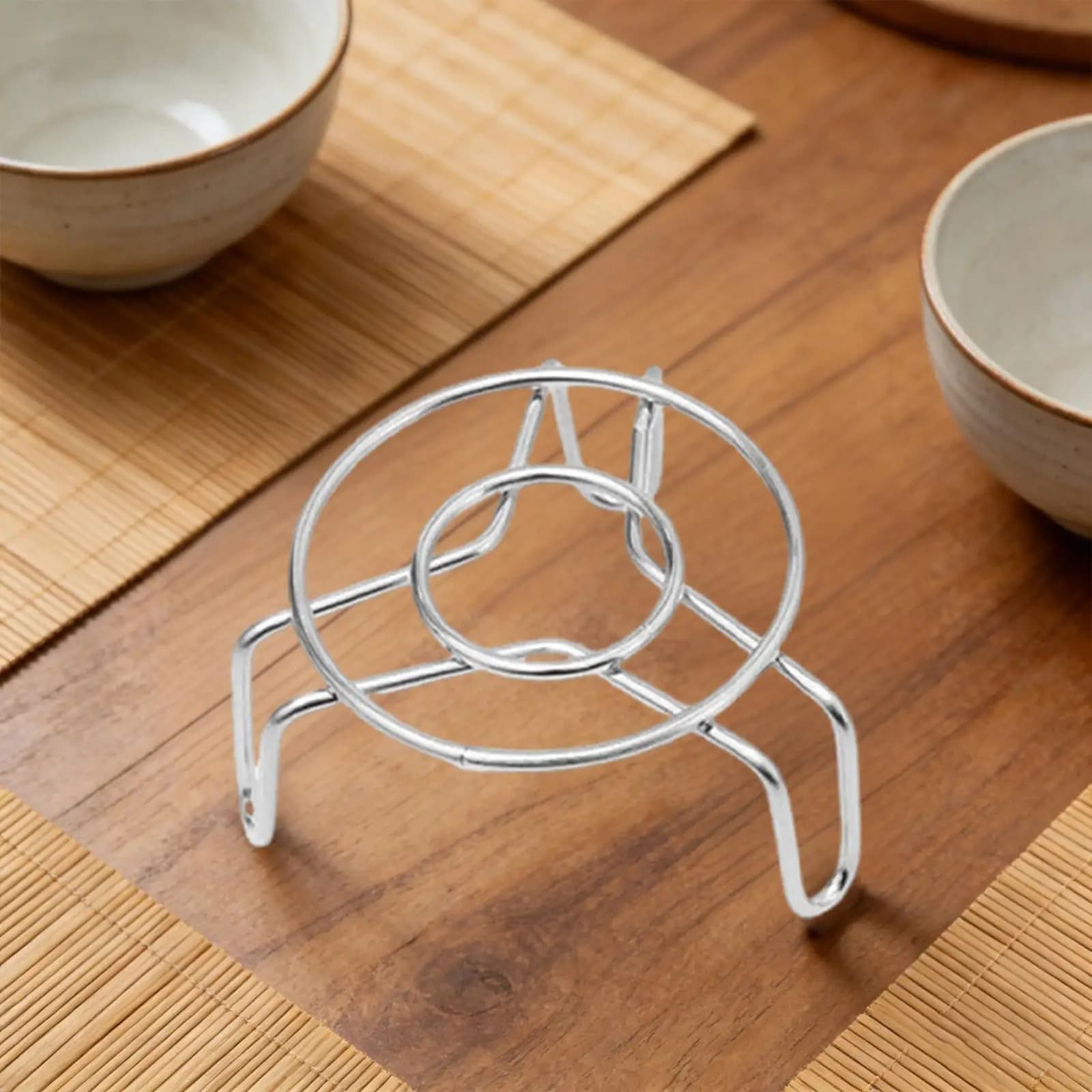 Mini Steam Rack Space Saving Stainless Steel Steamer Stand Versatile Pot Trivet for Electric Kettle and Cooking Eggs