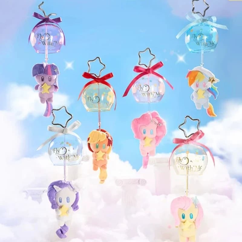 Kayou My Little Pony Plush Keychain Official Licensed Wind Chime Hanging Ornament For Bag Backpack Decor Accessory In Stock
