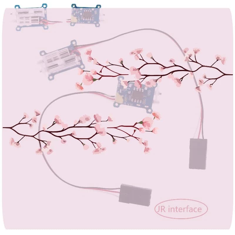 Servomotore Lineare RC 1.5g Micro Digitale con Connettore JST 1.25 per Accessori Modelli di Aerei RC e Droni ad Ala Fissa