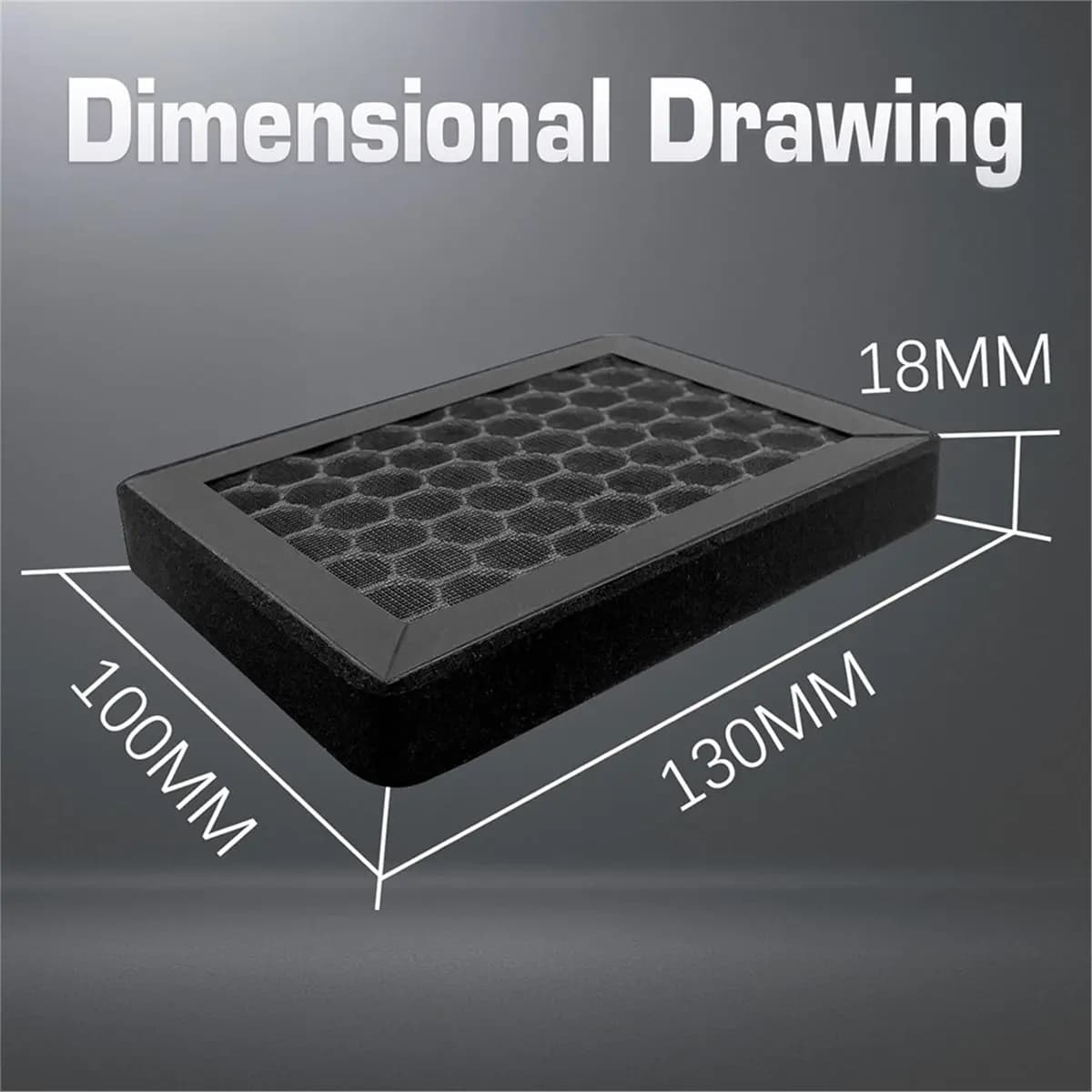 A20I 2Pcs HEPA 13 & Activated Carbon P2S Air Filter for P2S External Exhaust Fan 3D Printer P2S Filter Replacement