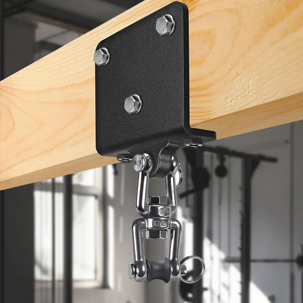 Punching Bag Hanger 360 Degree Rotation Boxing Bag Ceiling Mount Heavy Bag Hanger for Hanging Heavy Punching Bags