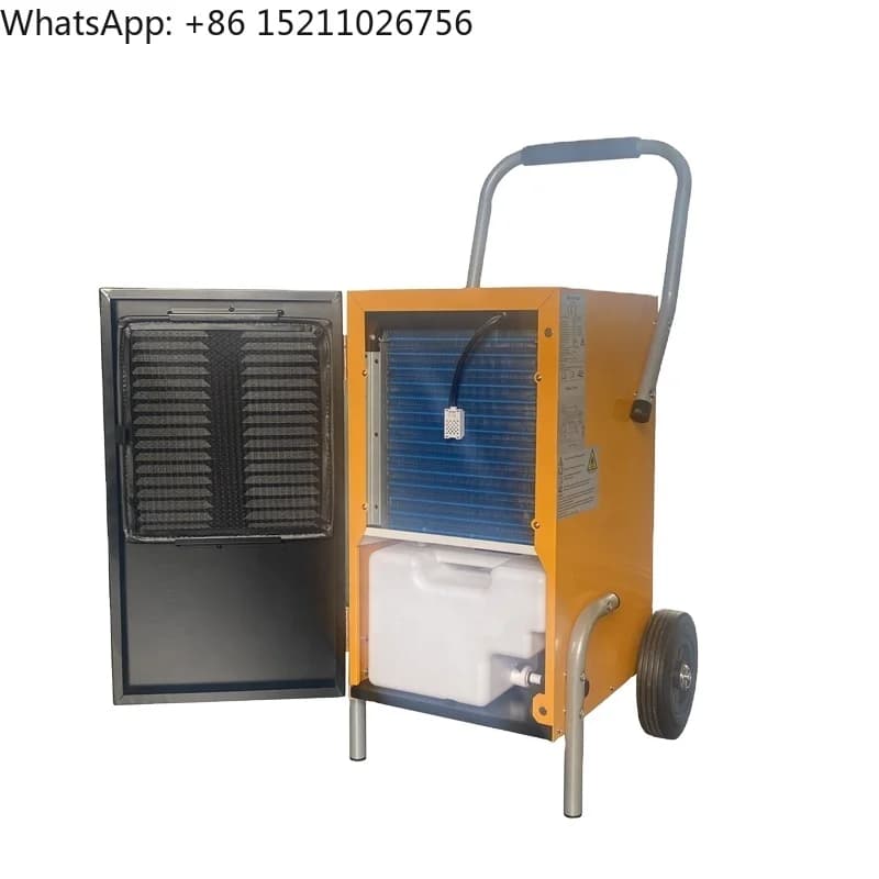 Deumidificatore commerciale R290 Deumidificatore a basso rumore da 50 litri/giorno Deumidificatore con display a LED -