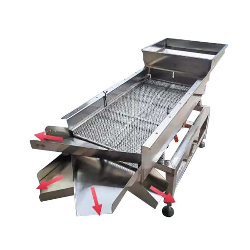 Linear Vibration Screening Machine Particle Size Powder Vibrating Screen Tea Sorting Machine Plastic Particle Separation Equipme