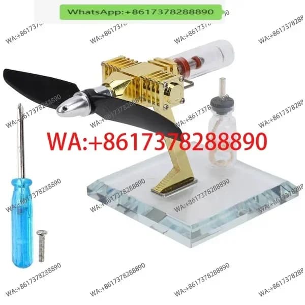 Power Plane Engine External Combustion Engine Technology Educational Toy Model Novelty Creative Gifts