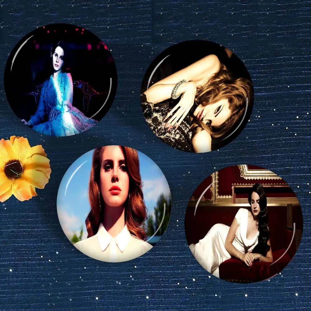 Lana Del Rey Anime Brooches Cute Cartoon Badge Jacket Jeans Lapel Pin Gift Accessorie