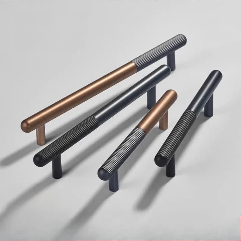 Maniglia per armadio in alluminio con spazio unico, moderna, semplice, di fascia alta, maniglia per cassetto dell'armadio, armadio di lusso per accessori decorativi ome