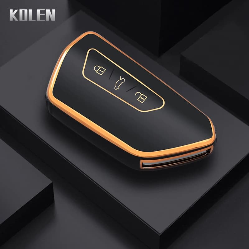 Fashion TPU Auto Smart Key Cover Case VW Volkswagen Golf 8 MK8 2020 For Skoda Octavia A8 2021 Seat Leon MK4 Accessories