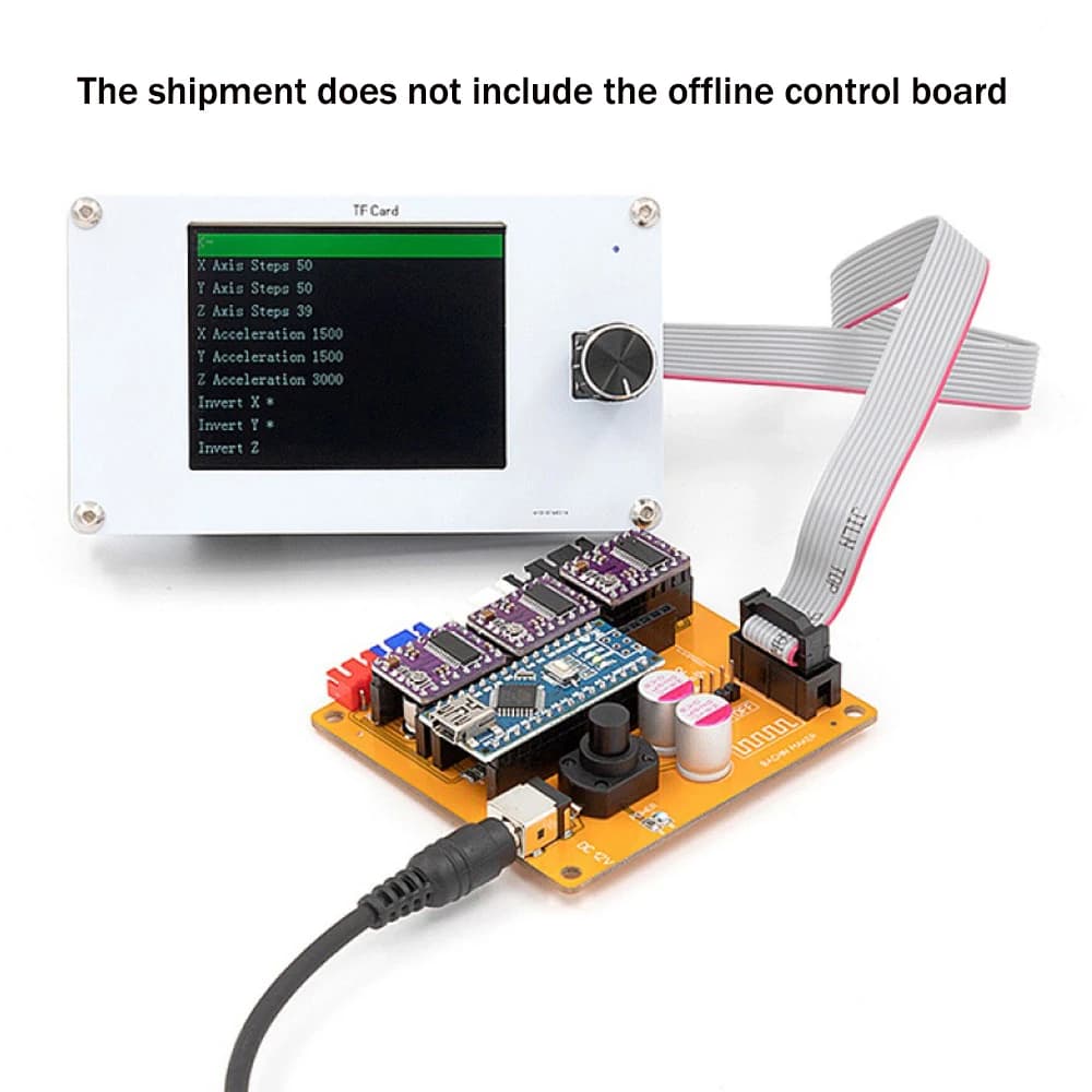 3 Axis Circuit Motor Control Card Small Laser Engraving Machine DIY-Y Machine For Writing Main Control Card Support Offline Control