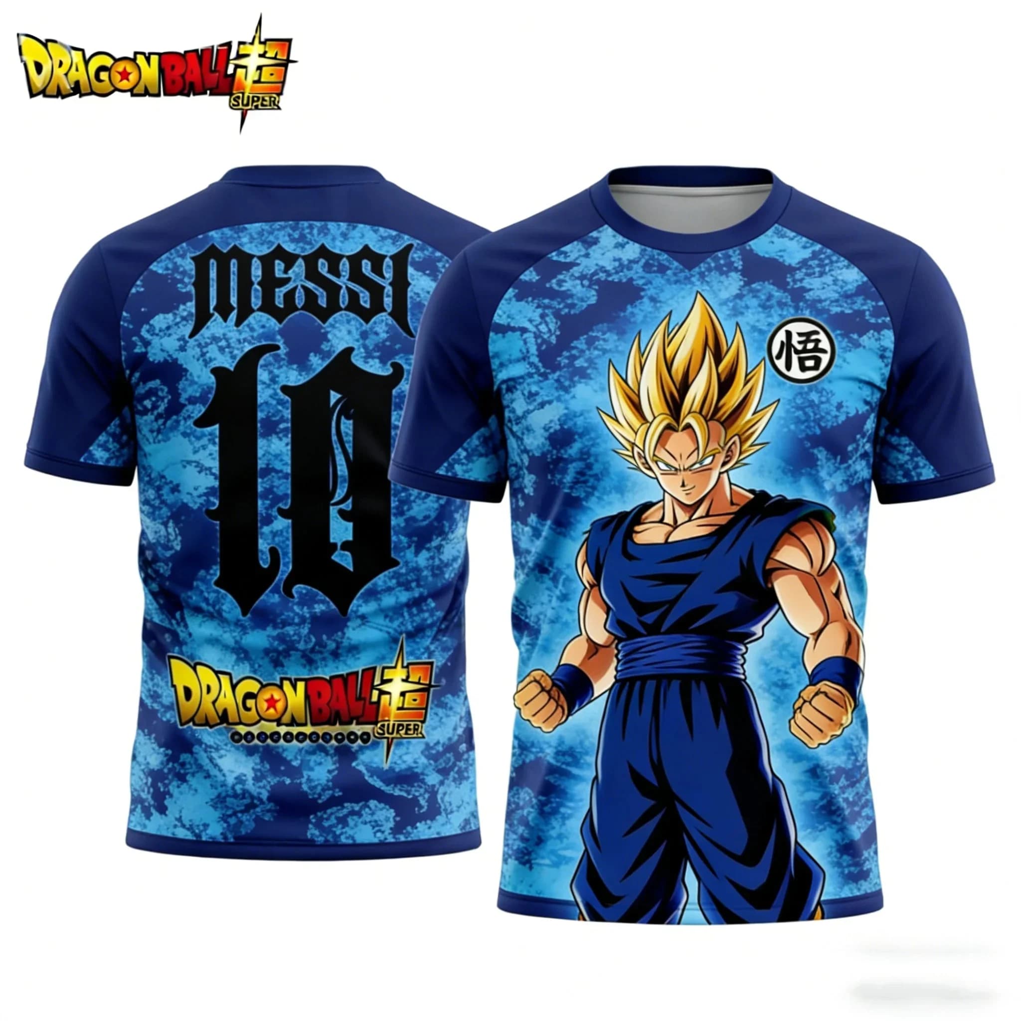 2026 Summe Dragon Ball Super Monkey King "Super Isaiah 10" 3D Printed Breathable Quick Dry T-shirt for Boys and Girls Y2k