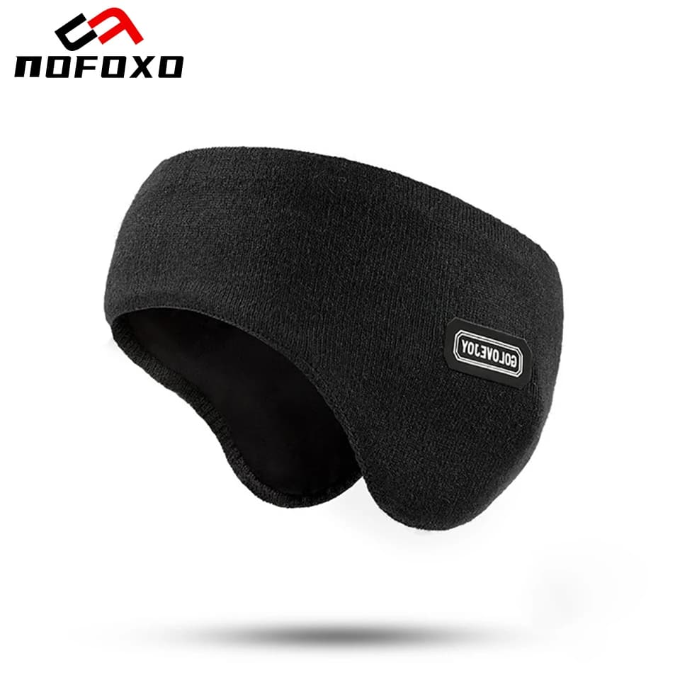Paraorecchie invernali caldi Anti freddo lavorato a maglia fascia per capelli in peluche coperture per le orecchie ciclismo all'aperto sci corsa scaldamuscoli termici morbidi unisex