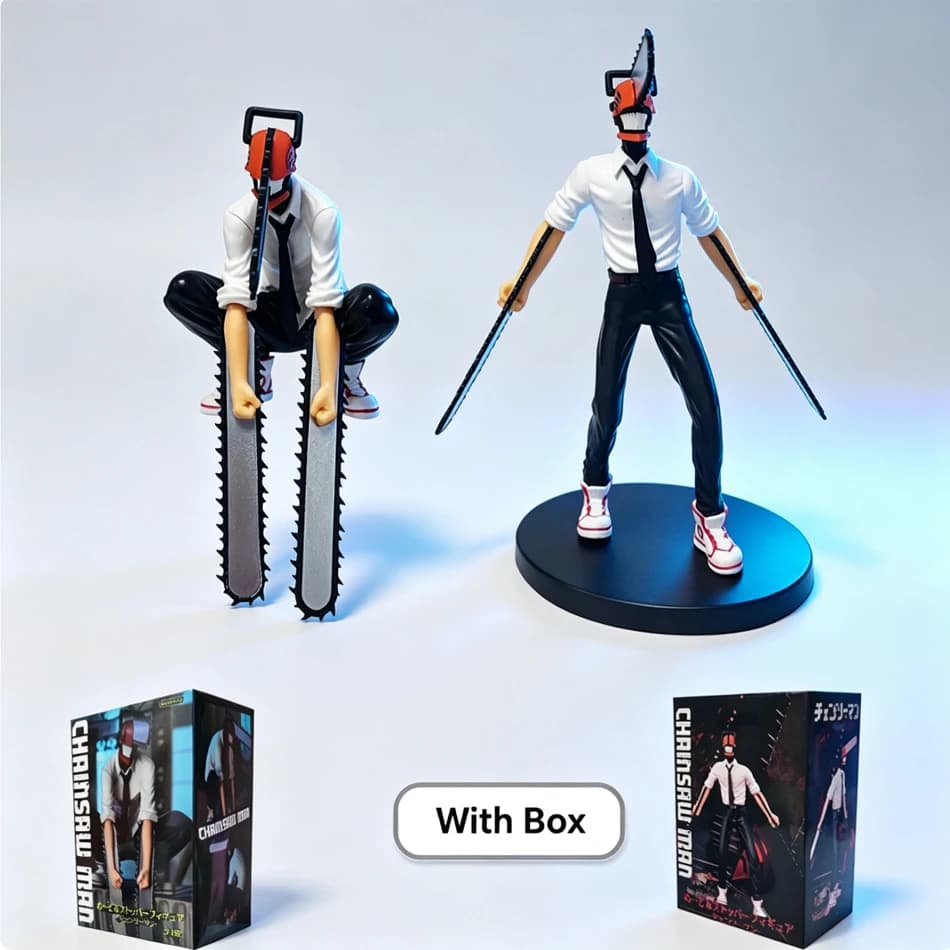 15-18cm Chainsaw Man Anime Figure Power/Denji Action Figure PVC Chainsaw Man Noodle Stopper Figurine Adult Collection Model Toys