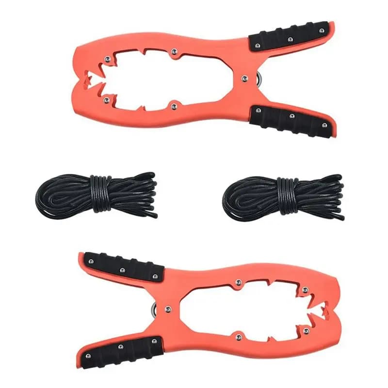 Ancora per Kayak - Accessori per Canoa e Kayak, Morsetto con Denti per Ancoraggio, per Pesca, Nautica e Campeggio - Confezione da 2