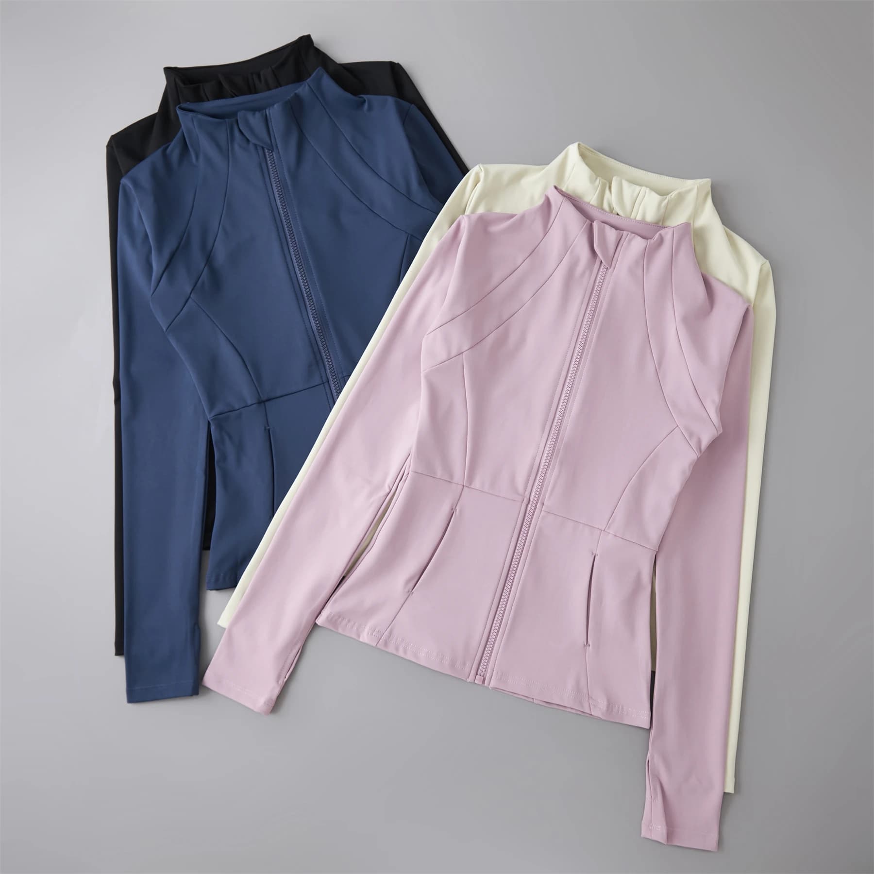Yoga Clothing Wind Jacket Sportswear Running Woman Long Sleeved Jackets Women's Top Sport Clothing