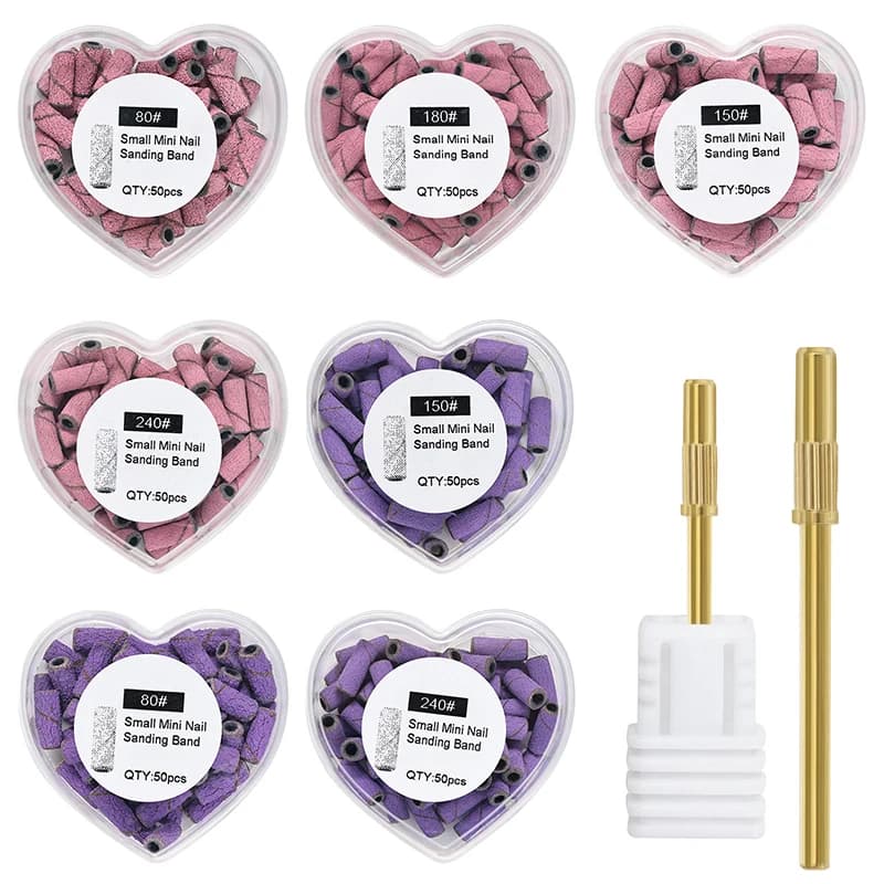 Accessories for nail art nail polish gel removal tool for nail art nail drill tips for nail polishing machines