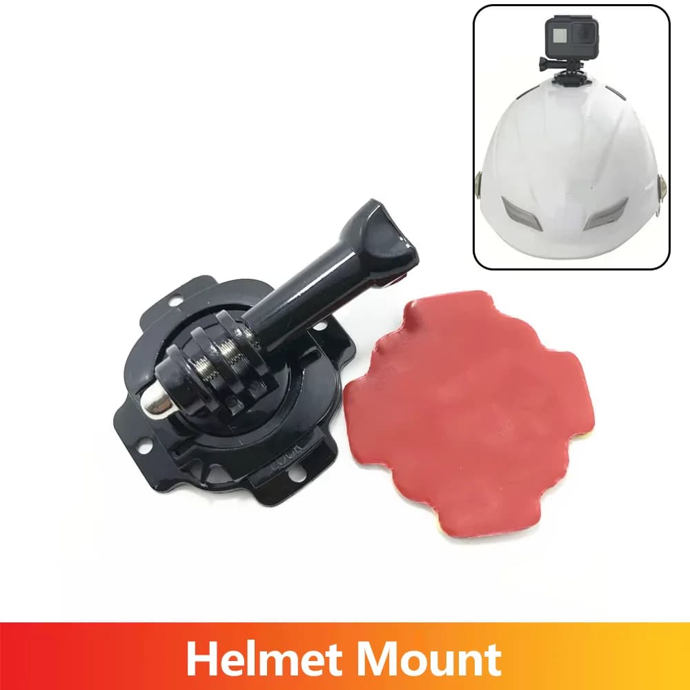 Supporto base adesivo per supporto casco moto per GoPro 13 12 11 10 9 8 7 SJCAM Insta360 AKASO DJI Osmo Action Camera Accessori