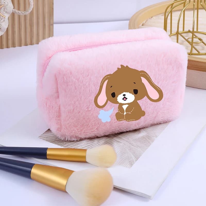 Sugarbunnies Borsa per cosmetici da donna per ragazze Nuova borsa per trucchi SHIROUSA KUROUSA Borsa da viaggio per donna Astuccio rosa Regalo