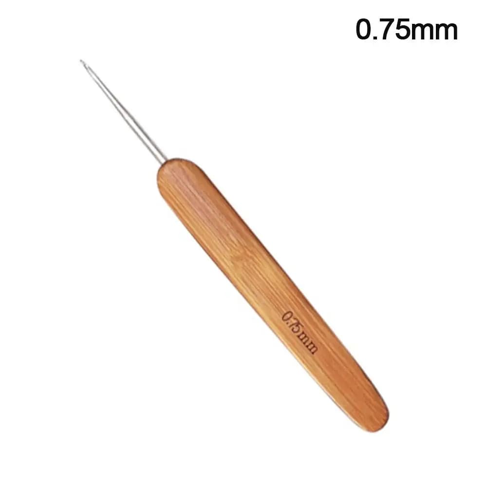 Handicraft Bamboo Wooden Crochet Hooks Small Size Long Knitting Needles Crochet Needles Knitting