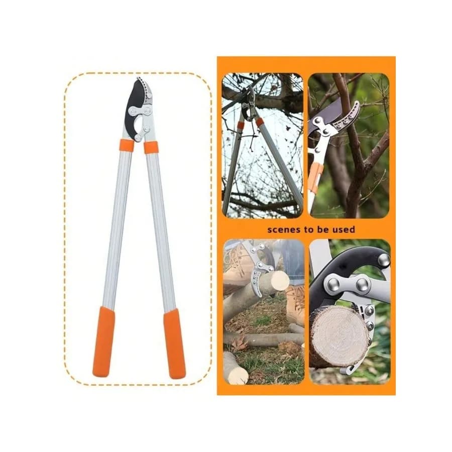 Forbici da Potatura Ergonomiche a Manico Lungo per Giardino - Essenziali - 1 Pezzo