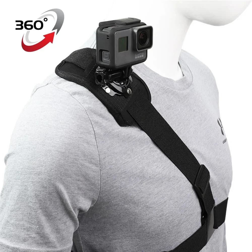 Per accessori Go Pro 360 ° Cablaggio di montaggio per tracolla per Gopro Hero 11 10 9 8 7 6 5 4 SJ4000 per Xiaomi Yi Camera Chest