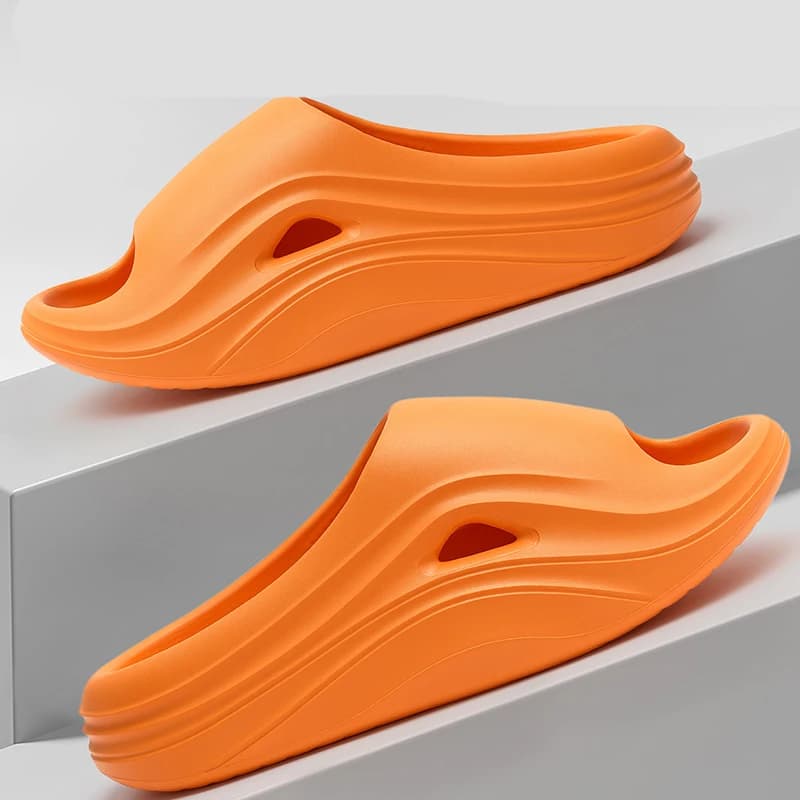 Eva slippers with Non-slip Sole Man Woman Summer 2026, Soft slippers with Beach Plateau, for Interior and Exterior, Shower and Bath
