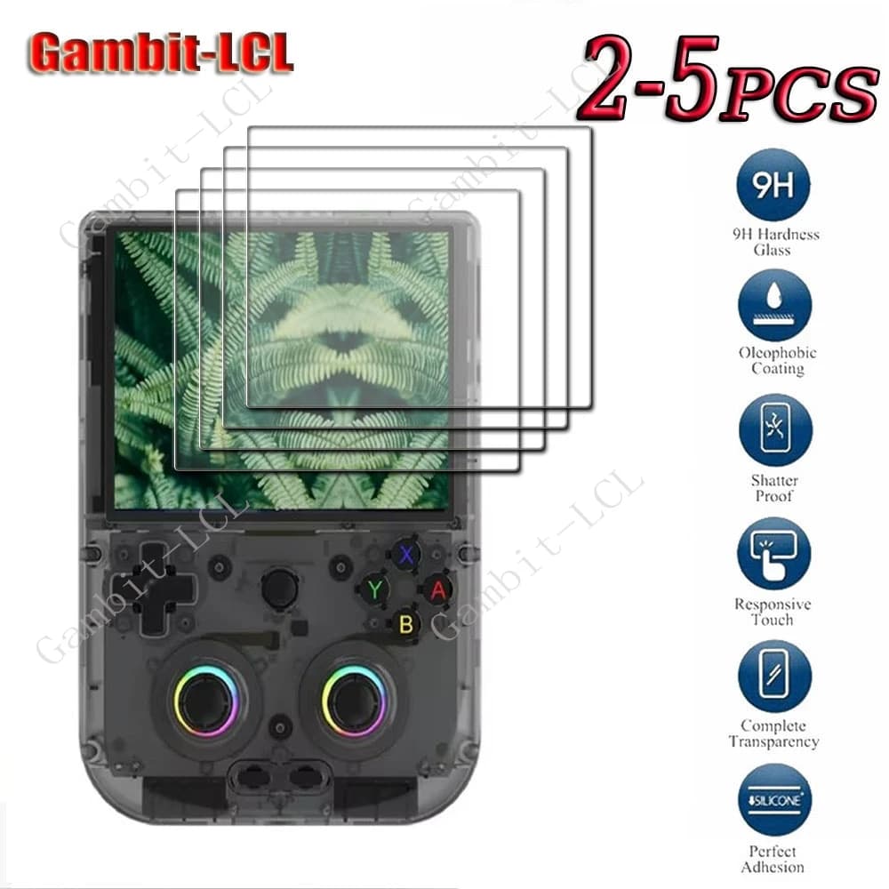 2-5PCS 9H Original Tempered Glass For Anbernic RG406V RG405V Console Playing Games ON RG 406V 405V Screen Protector Cover Film