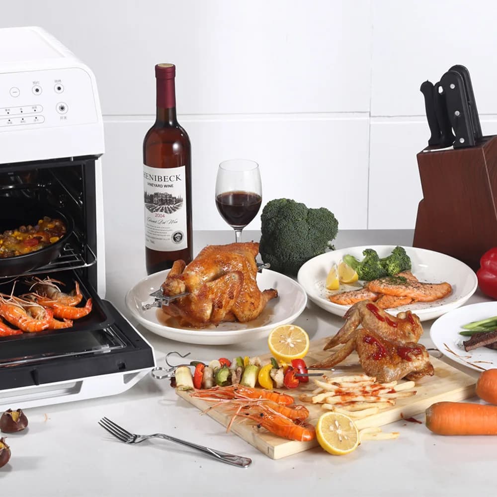 Household 12L Electric Air Fryer Intelligent Chicken Baking Oven Fryer
