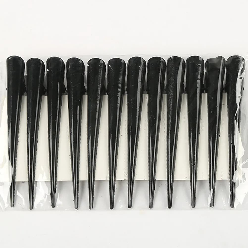 Set di 8 Mollette per Capelli in Metallo, Clip a Becco d'Anatra Senza Cuciture per Styling, Arricciatura, Lisciatura e Asciugatura con Phon