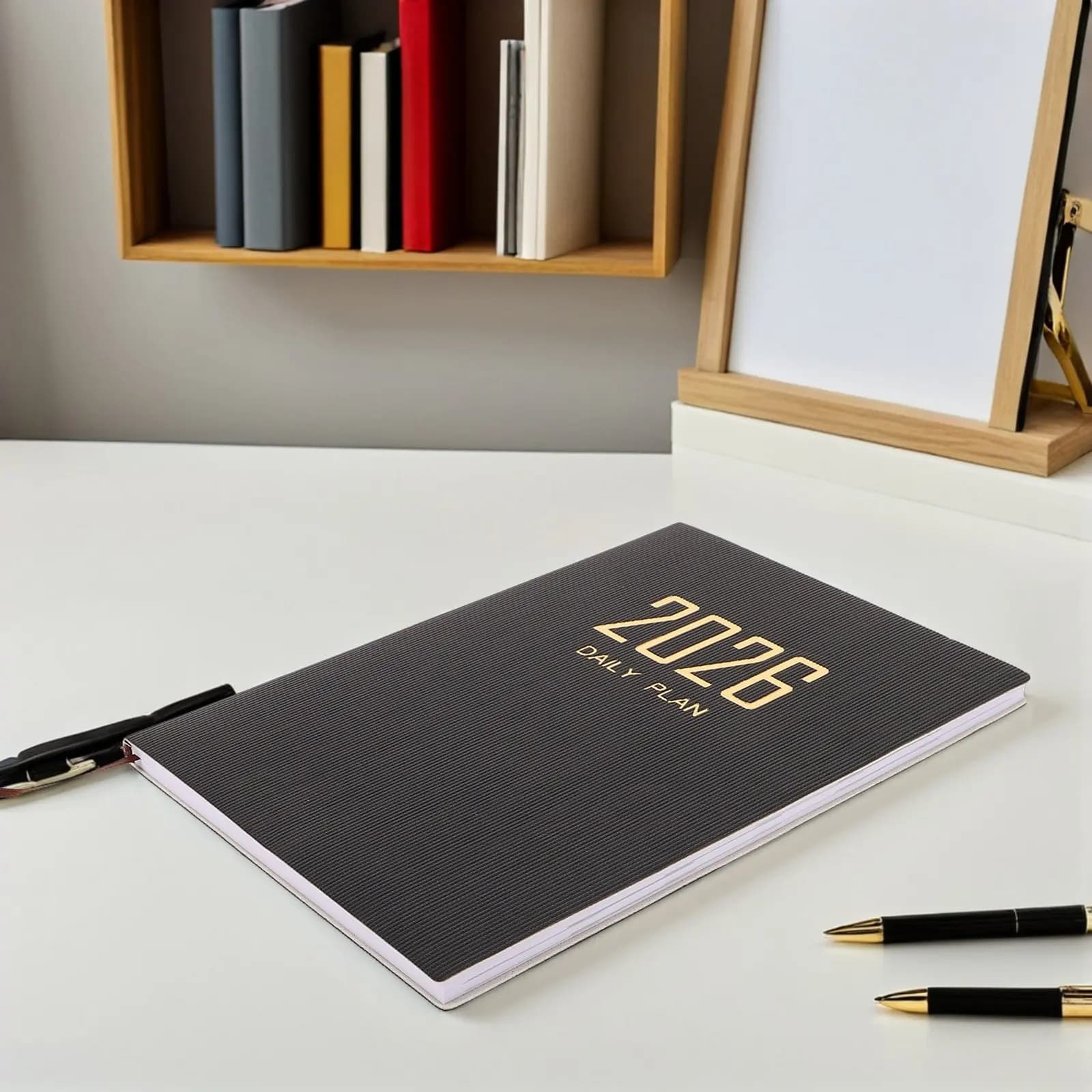 Agenda Settimanale A5 2026 con Copertina in PU, Design Elegante e Sottile, Layout Giornaliero e Settimanale, Tracker delle Abitudini e Definizione degli Obiettivi
