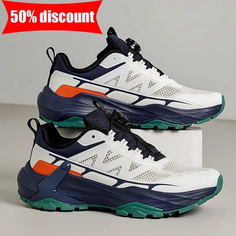 Scarpe Sportive da Uomo Versatili Comode alla Moda con Suola Spessa Flessibile Ammortizzante Scarpe da Corsa Traspiranti in Mesh per Esterni