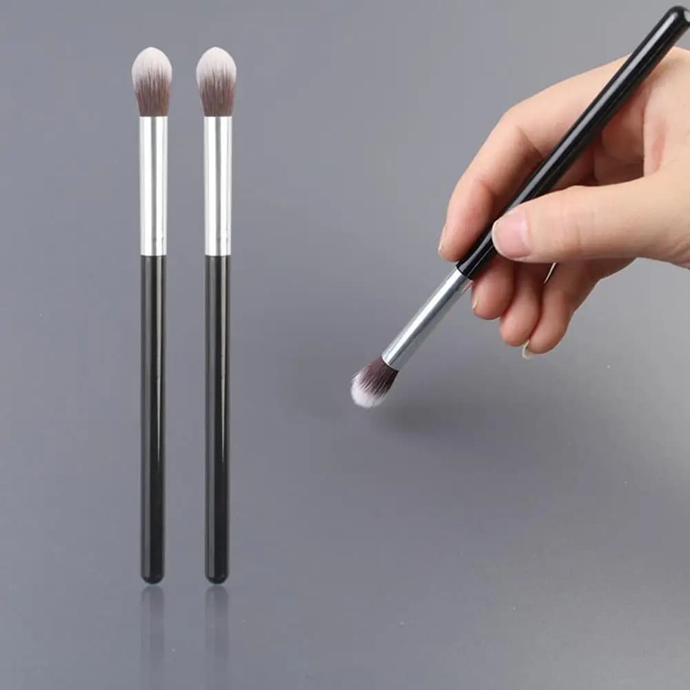Universal Artificial Fiber Durable Plastic Cosmetic Powder Ombretto Blush Mixing Tool Shade Brush smooth surface