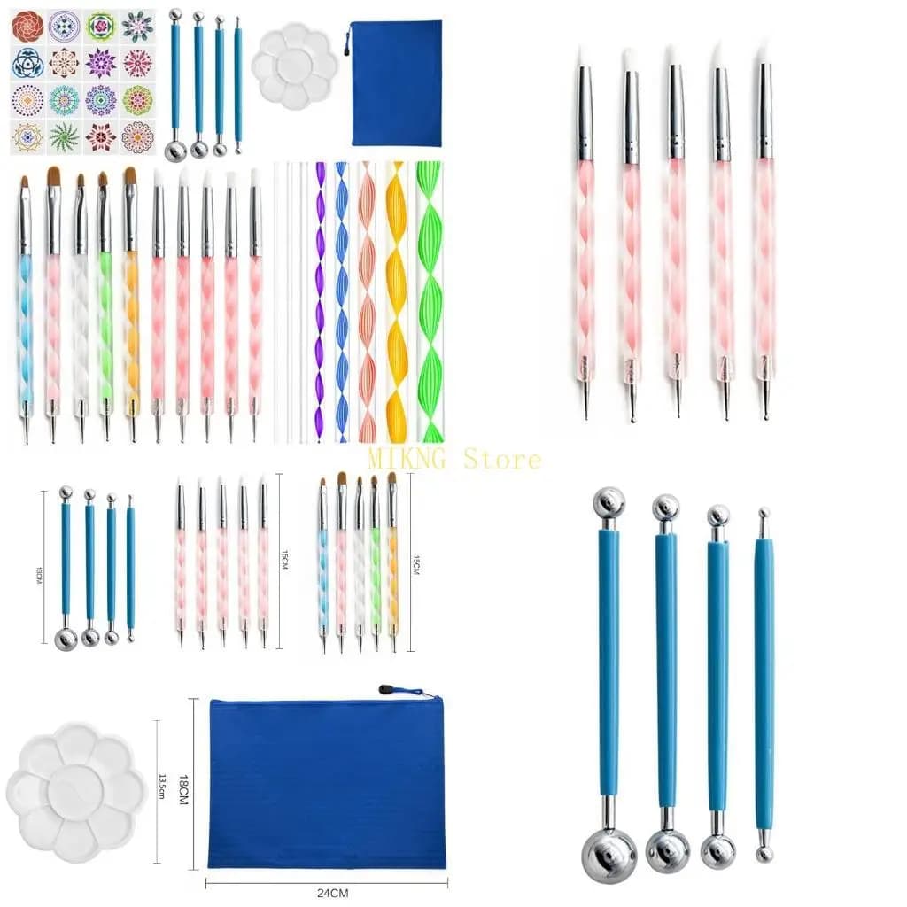 Set strumenti per punteggiare mandala Forniture per pittura mandala per dipingere tela Rocks migliore vendita