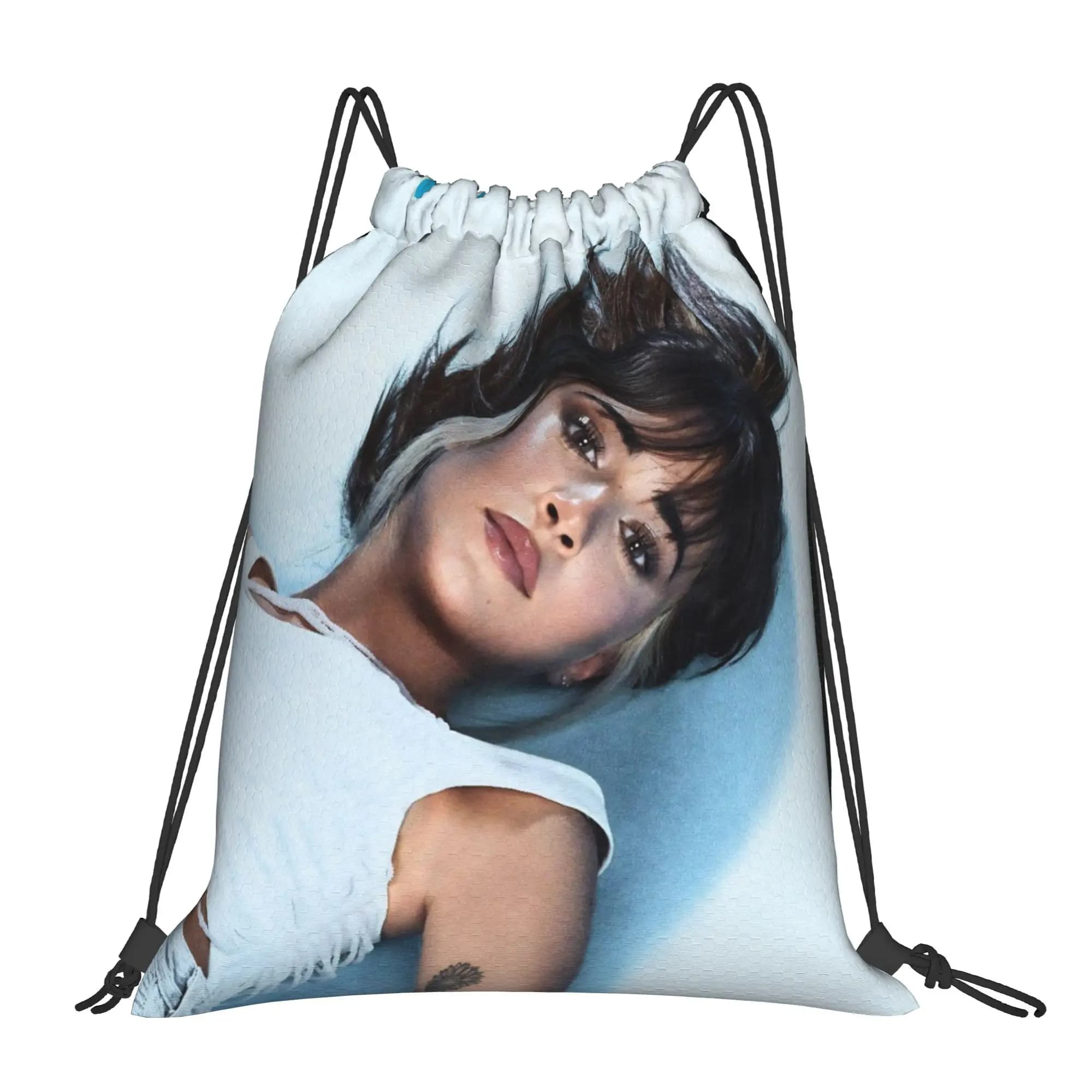 Singer Aitanas Cuarto Azul Tour Drawstring Bags, Sports Backpack, Gym Bag, Waterproof Bag with Touring Drawstring