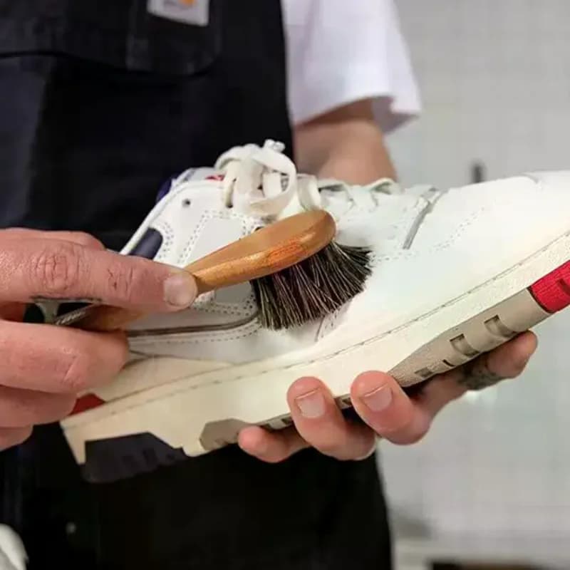 2/3pcs Horsehair Shine Shoes Brush Kit Polish Dauber Applicators Cleaning Leather Shoes Boots Care Brushes Suede Cleaner Brush