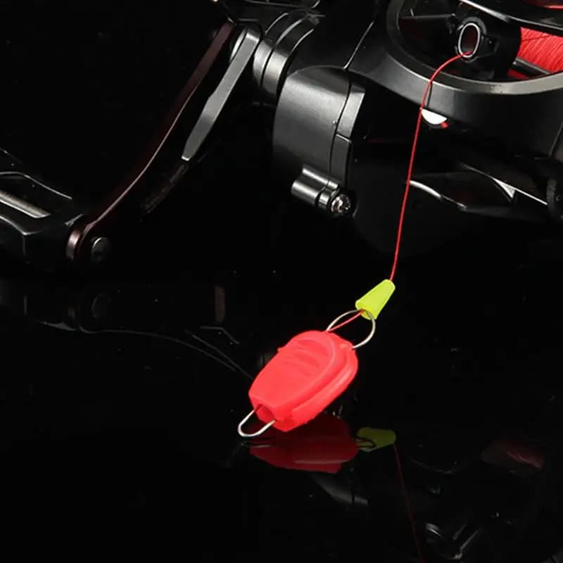 Accessori per bobine di lenze da pesca 5 pezzi Supporto per canna da pesca Linee salvaspazio Fermacorda e ganci per appassionati di pesca