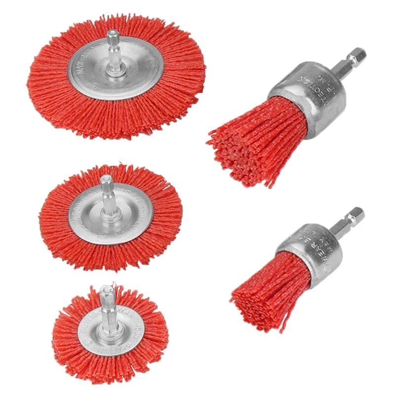 Nylon Cup Brush Abrasive Wire Wheel Rotary Tool Polishing Deburring Cleaning Furniture Angle Grinder Tool