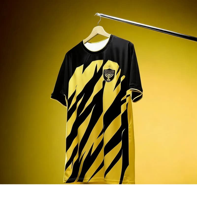Maglietta da Calcio Unisex Beitar Gerusalemme 2026 per Uomo, Ragazzo e Bambino - Divisa da Allenamento Traspirante per Calcio e Surf in Spiaggia
