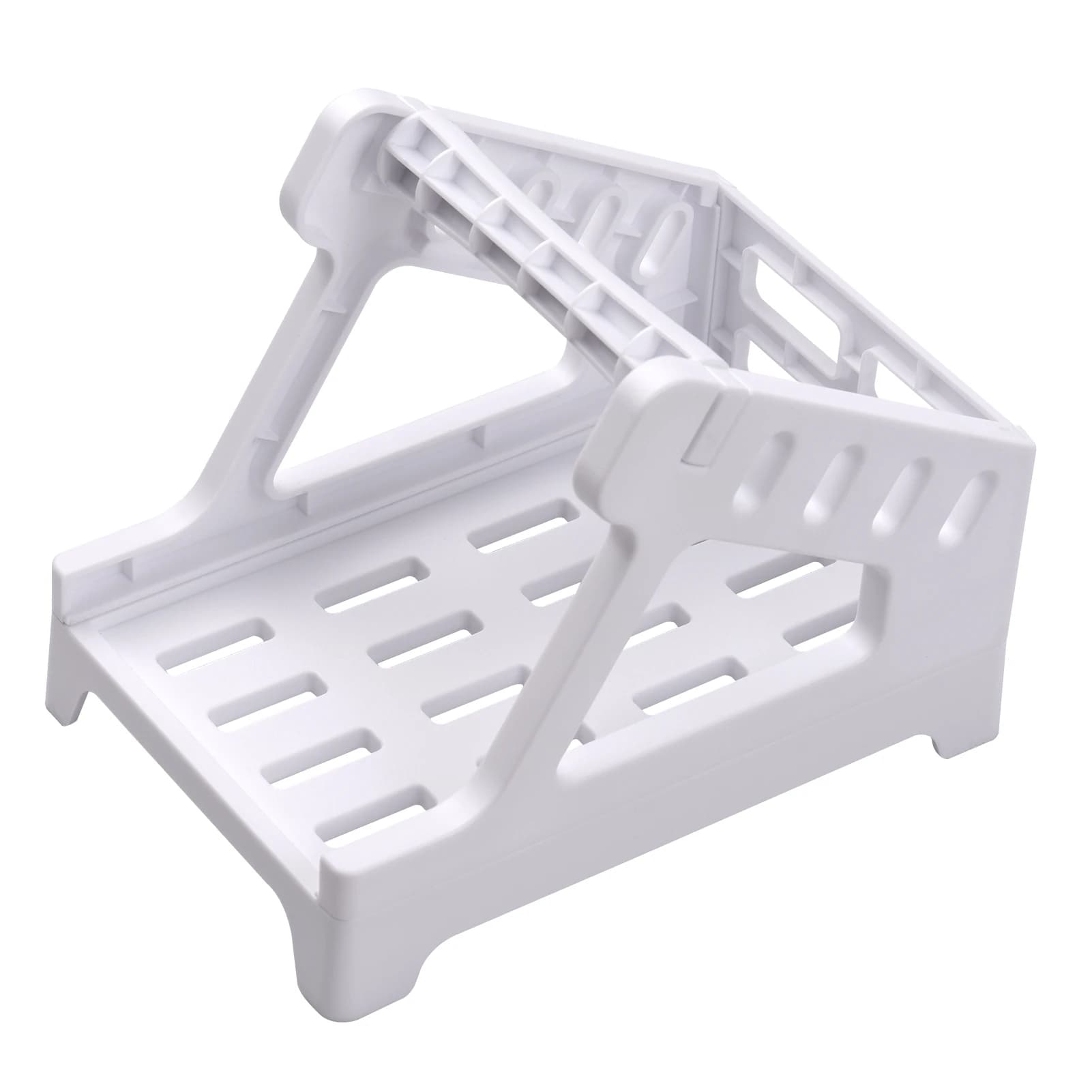 Portaetichette per Rotoli di Etichette 4x6, Etichette Pieghevoli 2 in 1, Compatibile con Dispenser di Etichette Termiche da Scrivania, Staccabile