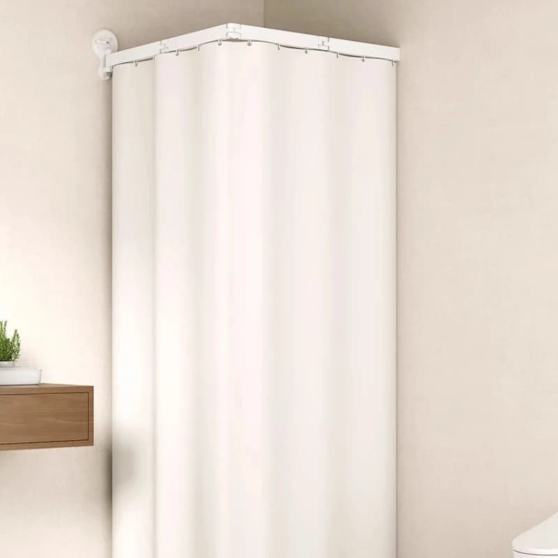 Tenda da doccia invisibile pieghevole - Barriera da bagno senza trapano Divisore asciutto e bagnato impermeabile a prova di muffa per la separazione del bagno di lusso