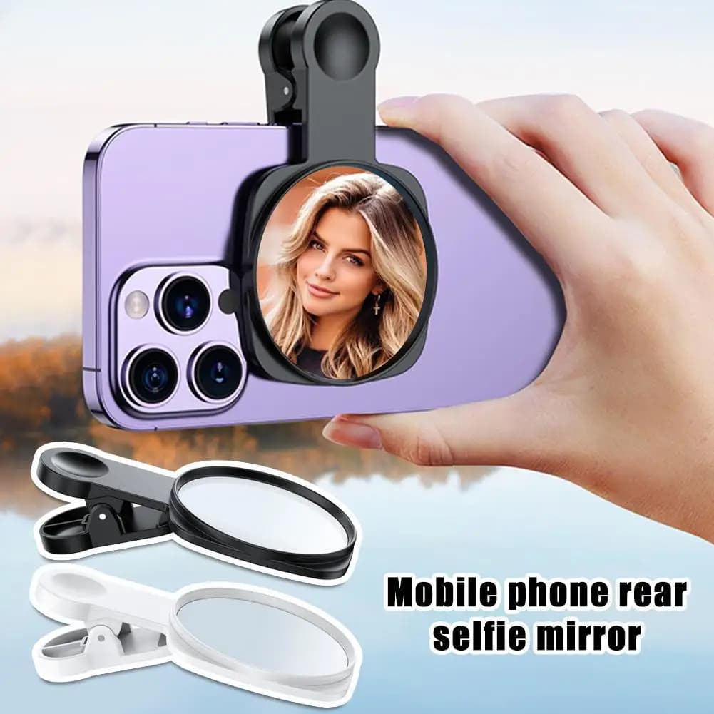 Selfie mirror clip kit for camera lens for iPhone Smartphone Streaming live Photo Video Selfie Vlog Accessories