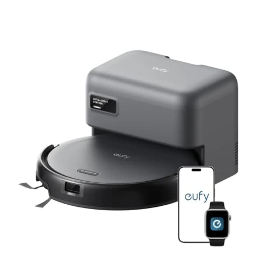 C10 Robot Vacuum Self Emptying, 8 Weeks Hands Free, Advanced Smart Mapping with LiDAR Navigation, 2.85-Inch Slim Design, Powerf