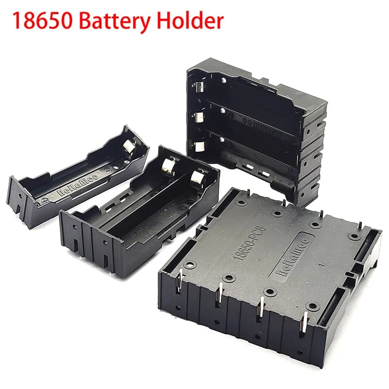 Custodia per batteria 18650 1X 2X 3X 4X 18650 Portabatteria 18650 Scatola di immagazzinaggio batteria 1 2 3 4 slot Contenitore per batterie Custodia rigida per pin fai da te