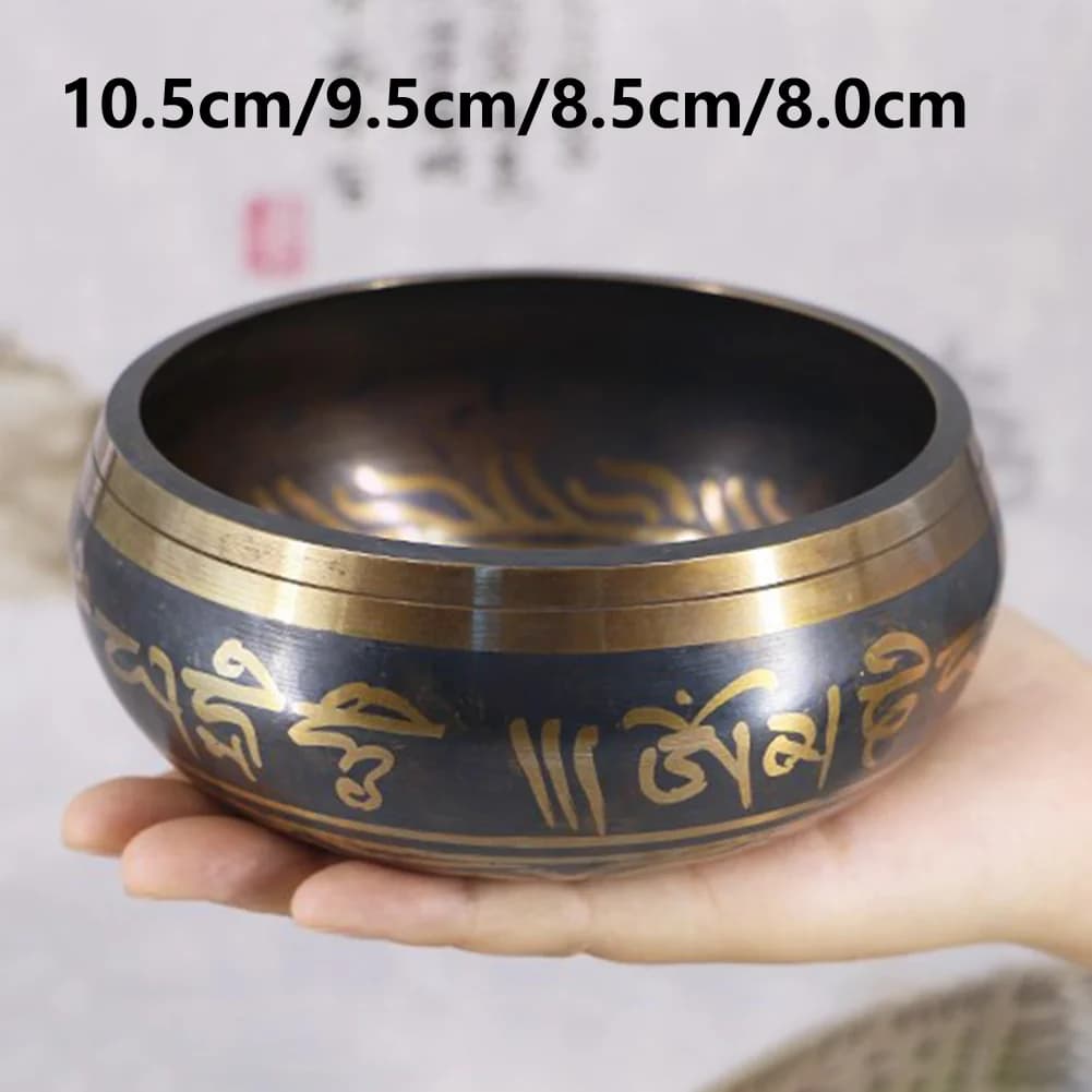 Handmade Buddha Sound Bowl Tibetan Bronze Chime Metal Bell Yoga Meditation Bowl Yoga Meditation Bowl Buddhist Sound Therapy