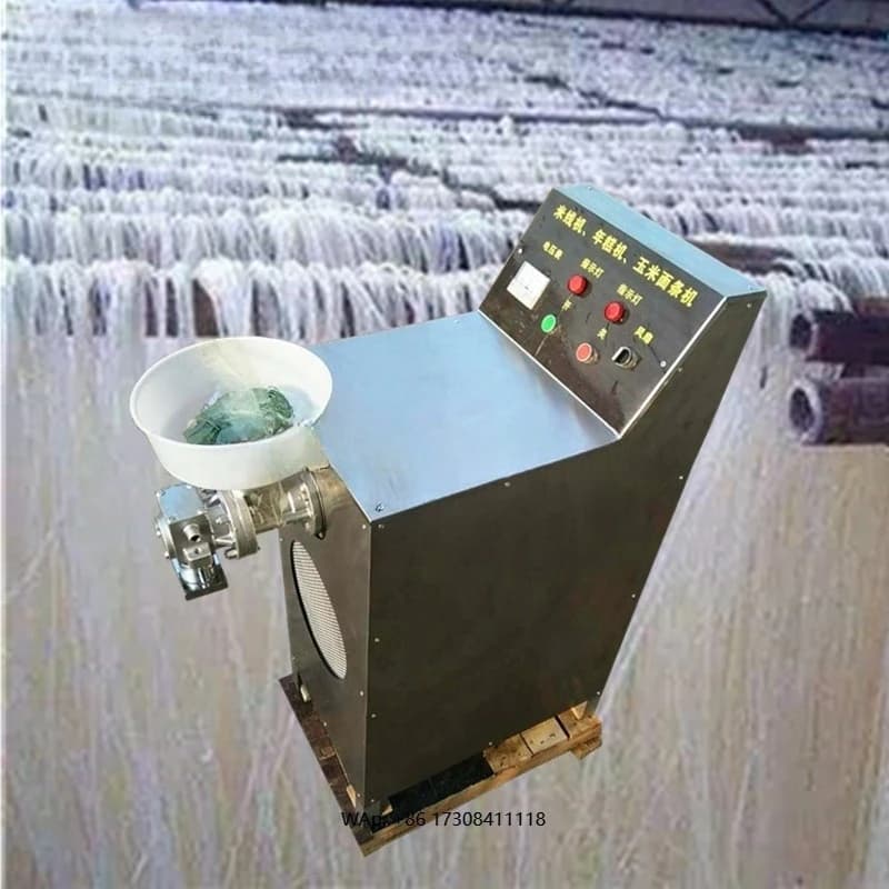 Nuovo Design Estrusore Manuale per Noodles di Riso, Prezzo di Fabbrica, Estrusore per Pasta Vermicelli e Noodles di Patate con Riscaldamento a Vapore