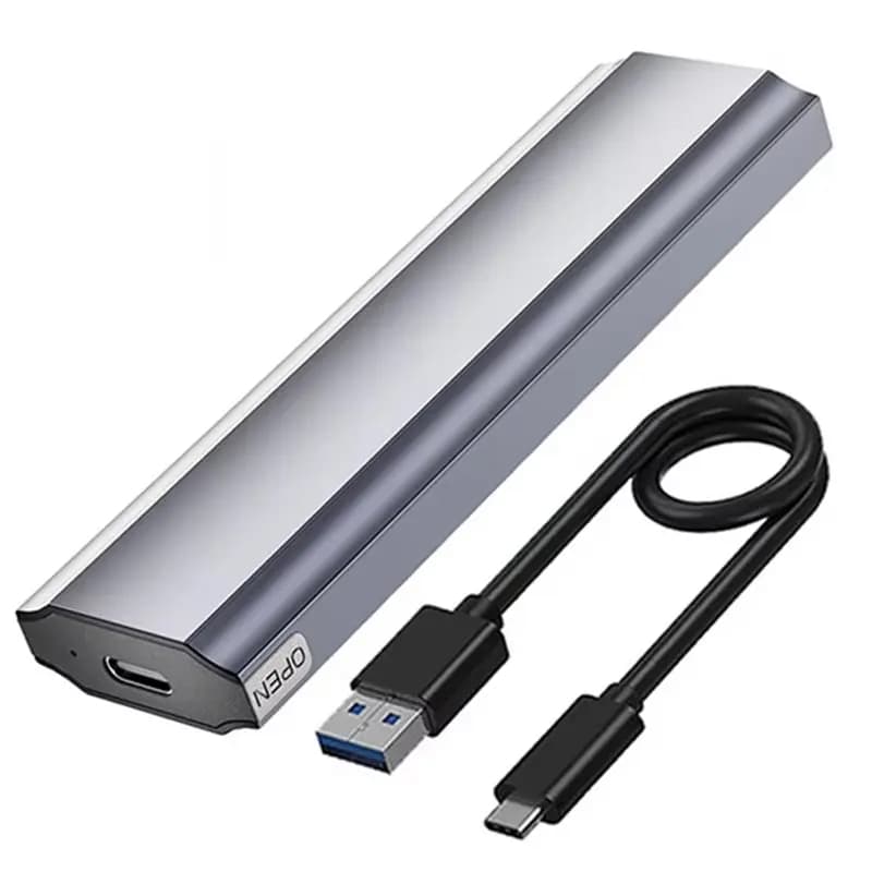 【REGALO】Custodia per disco rigido SSD M.2, custodia esterna SSD Type-C 3.1 per espansione dell'archiviazione