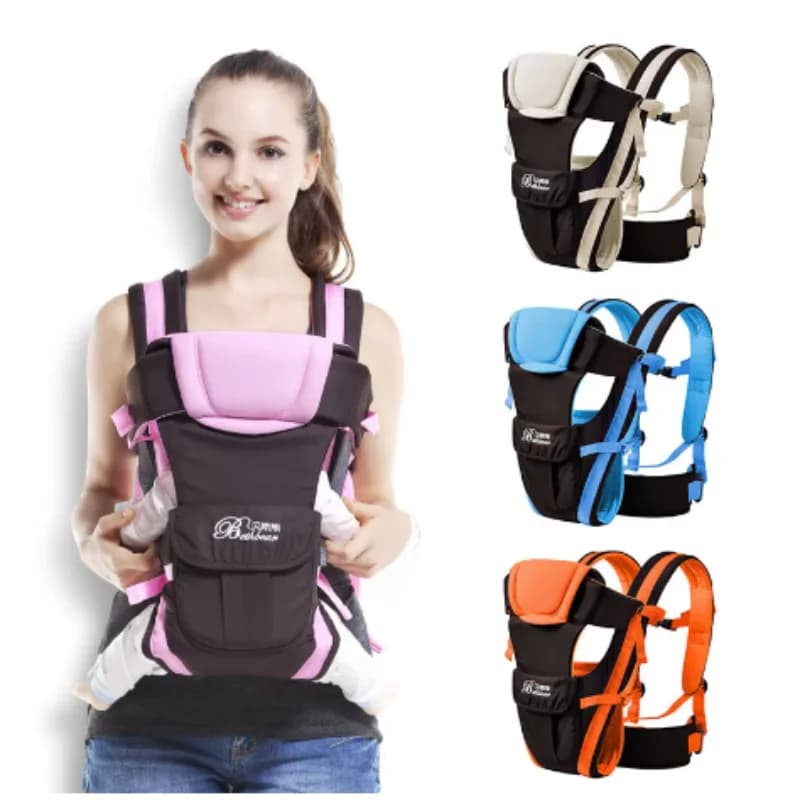 Marsupio 4 IN 1 traspirante semplice doppia spalla marsupio per bambini artefatto da passeggio per bambini marsupio anti-o-gamba