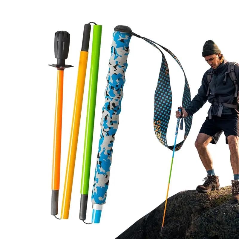 Trekking poles Mountaineering poles Light carbon fiber walking poles 5 sections Foldable trekking poles Trekking pole