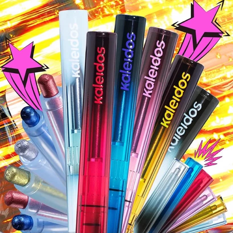 Matita gel automatica Kaleidos, eyeliner camaleonte impermeabile, colore a lunga durata, glitter metallizzato, eyeliner in penna impermeabile per il trucco degli occhi