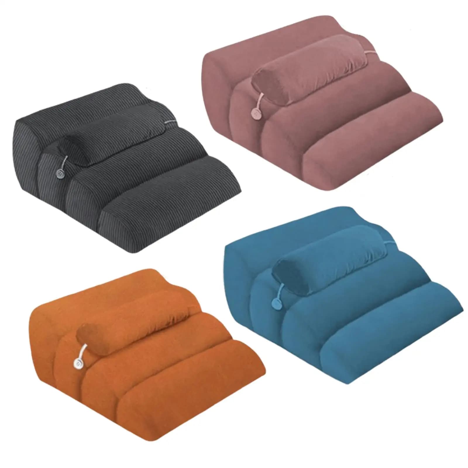 Cuscino per il viso, supporto per la schiena delle gambe, comfort ergonomico, cuscino protetto, testiera, cuscino a cuneo per un rilassante divano da lettura per dormire