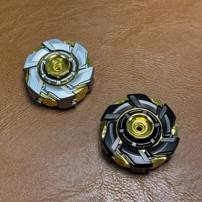 Spinner Antistress in Lega Metallica EDC, Design Aperto, Giocattolo Girevole per Adulti, ADHD, Ansia, Fidget Toy
